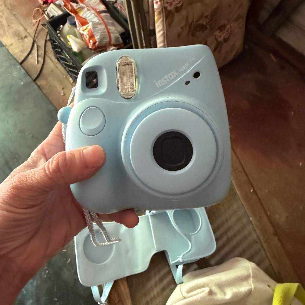 Instax Mini 7S Instant Camera in Light Blue
